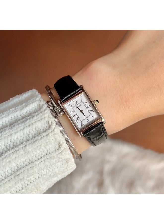 Seiko سايكو تانك ساعة نسائية SWR107P1 - Image 1